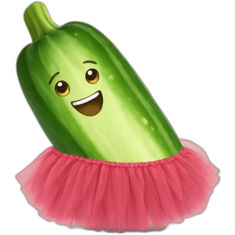 cucumber with tutu emoji