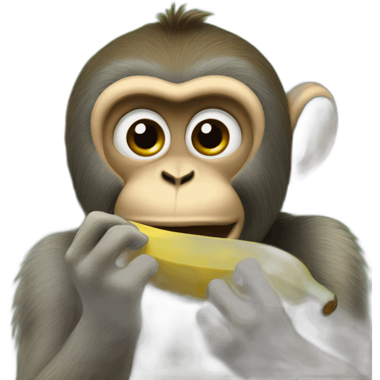 zelenskiy monkey eats banana emoji