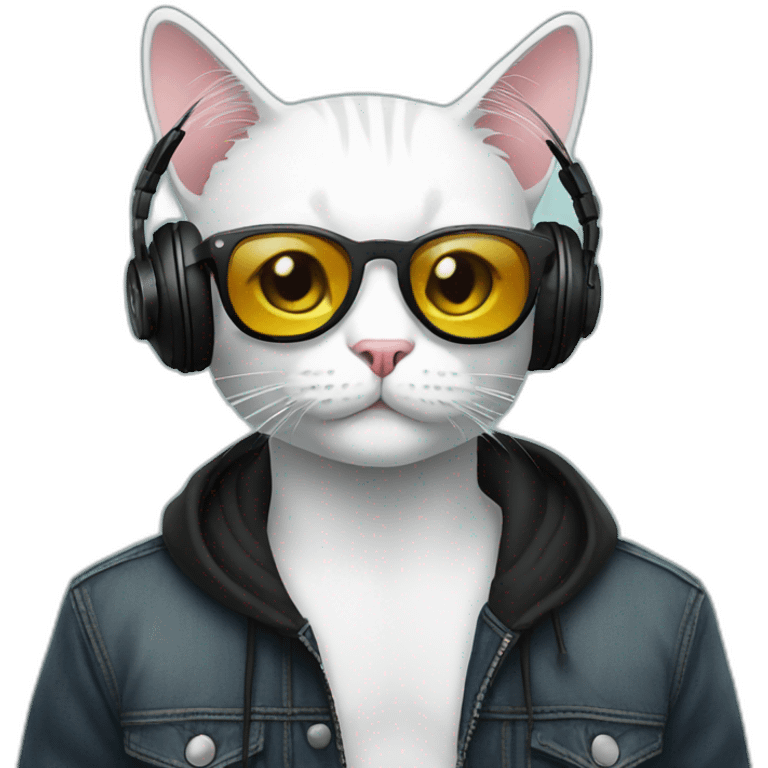 dj cat emoji