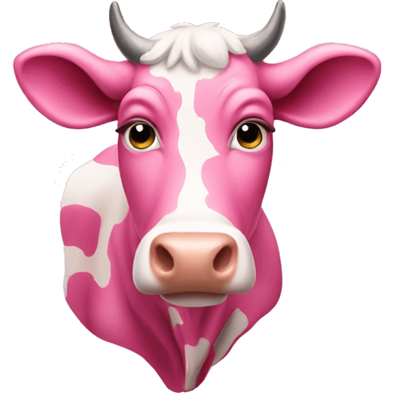 Pink Cow emoji