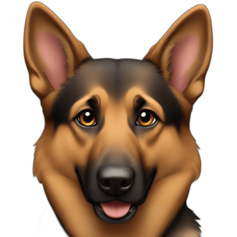 MARRON GERMAN DOGSHEPARD emoji