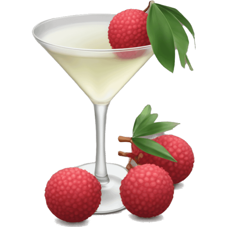 lychee martini  emoji