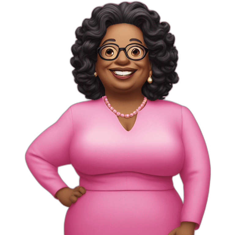 Oprah is mr blobby emoji