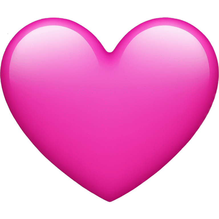 a bright pink heart emoji