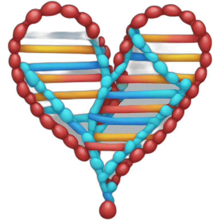 DNA heart emoji