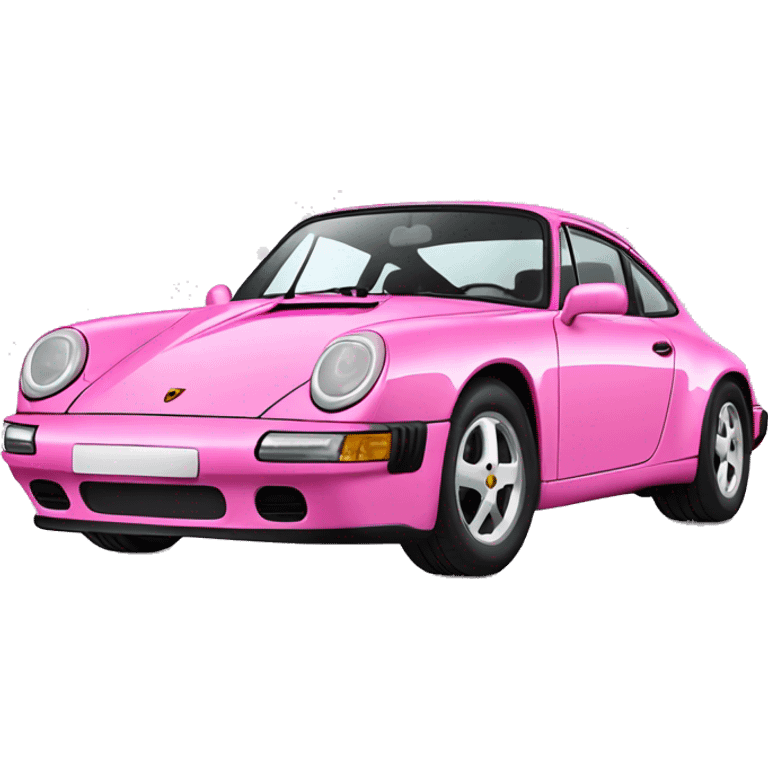 Pink Porsche  emoji