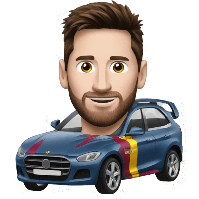 Messi car  emoji