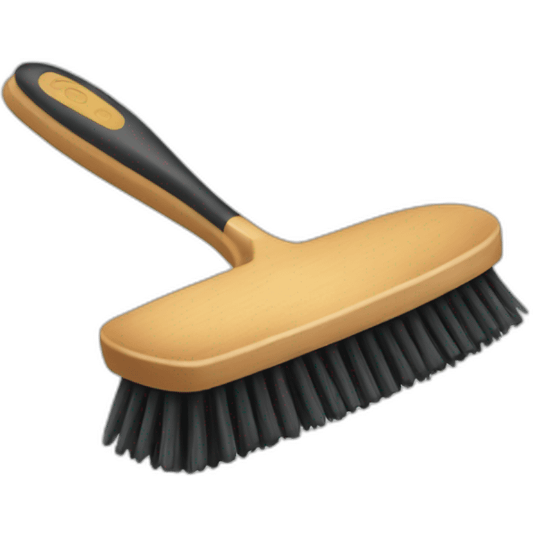 a shoe brush emoji