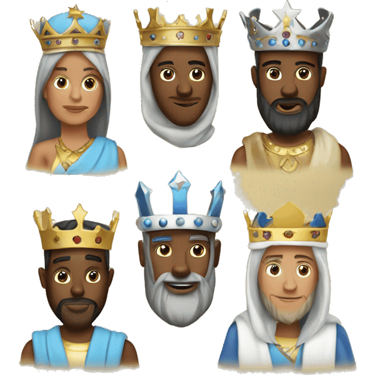 the three kings chritsmas emoji