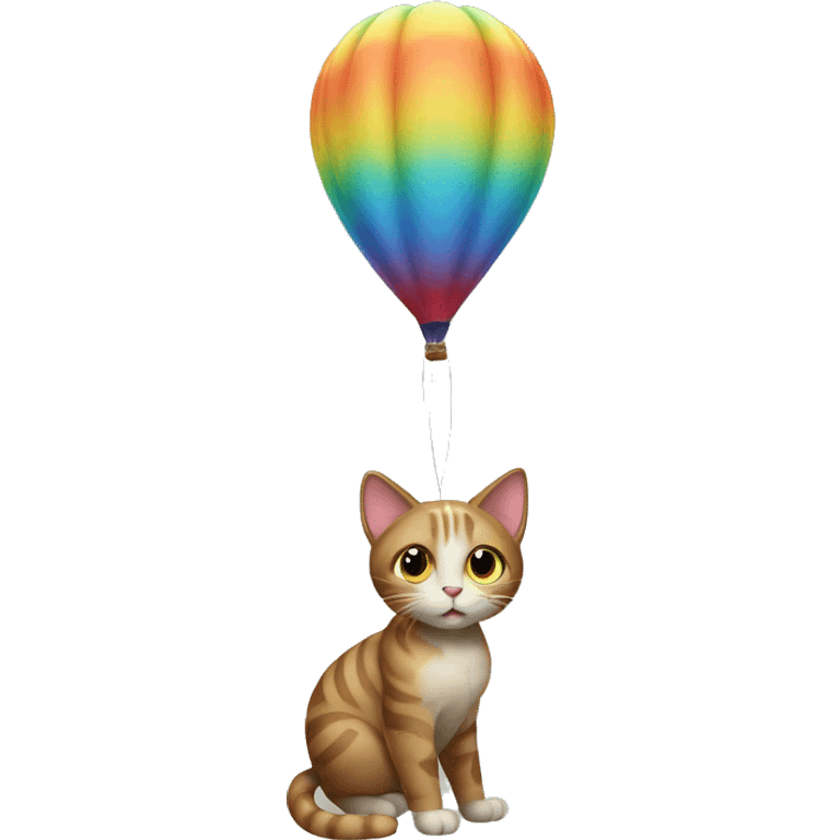 cat ın air baloon emoji