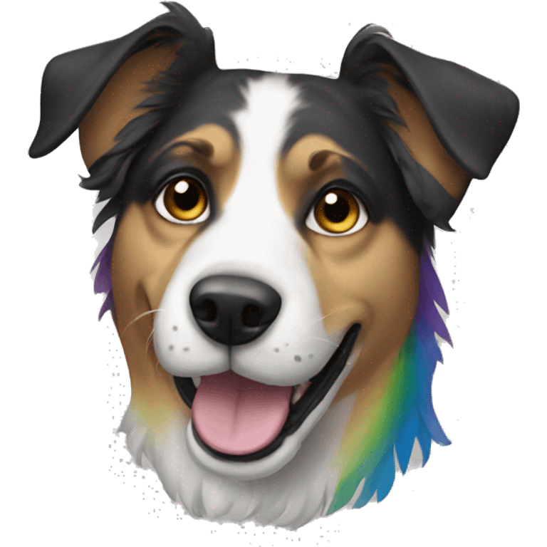 Pride dog emoji