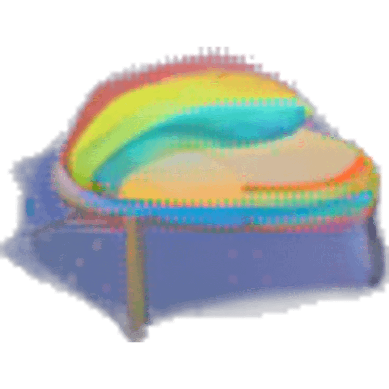 rainbow couch chair  emoji