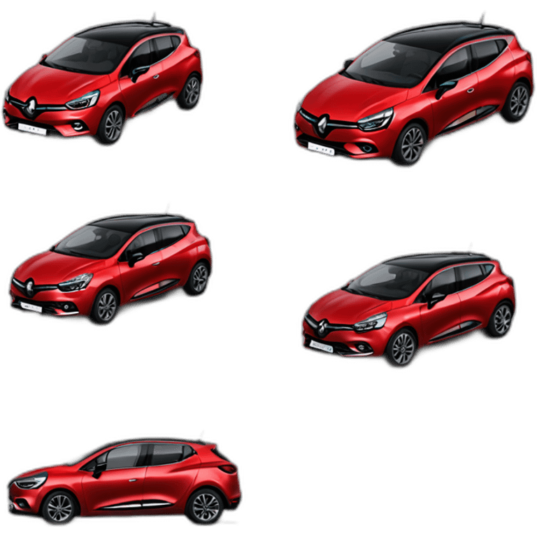 Renault clio break rouge 2019 emoji