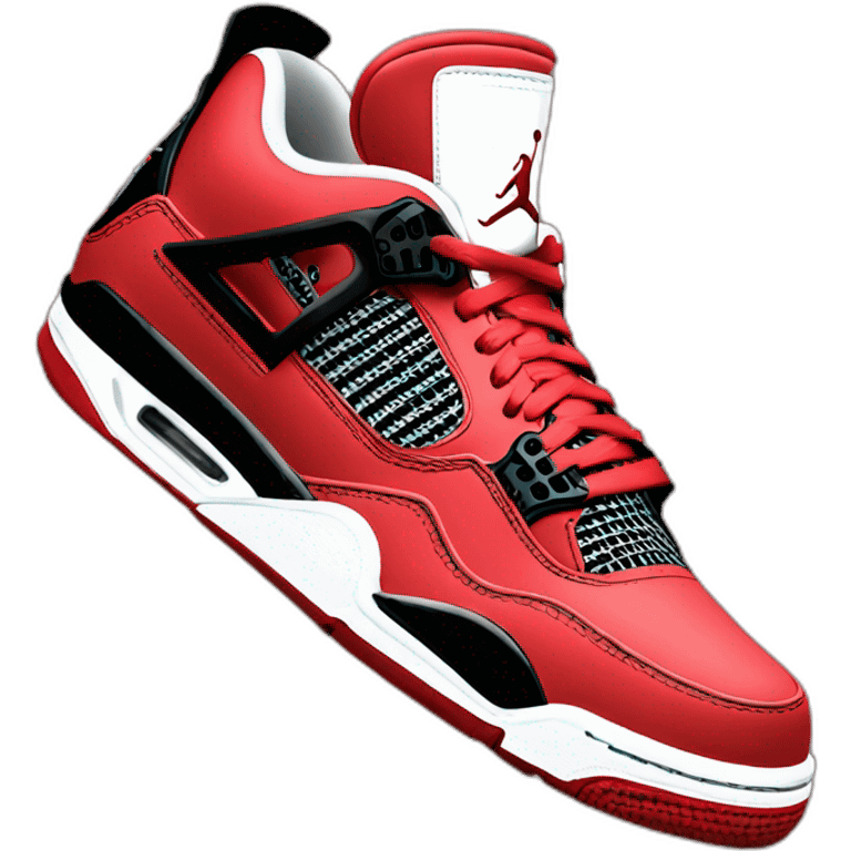 jordan 4 red emoji