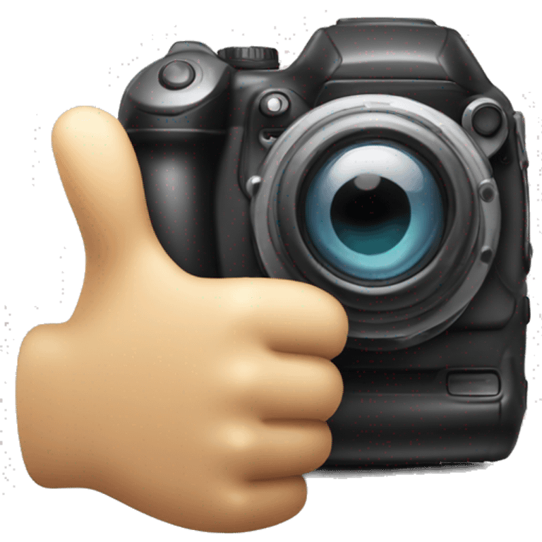 Thumbs up camera nice emoji