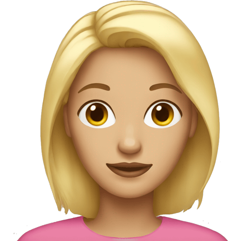 blonde woman emoji