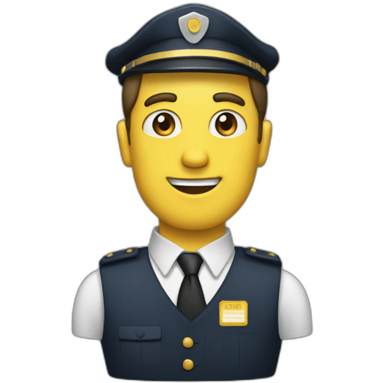 ticket man emoji