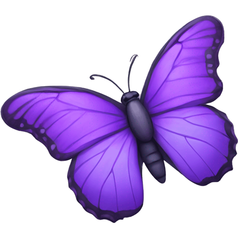 purple butterfly emoji