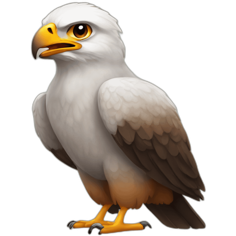 cute buzzard emoji