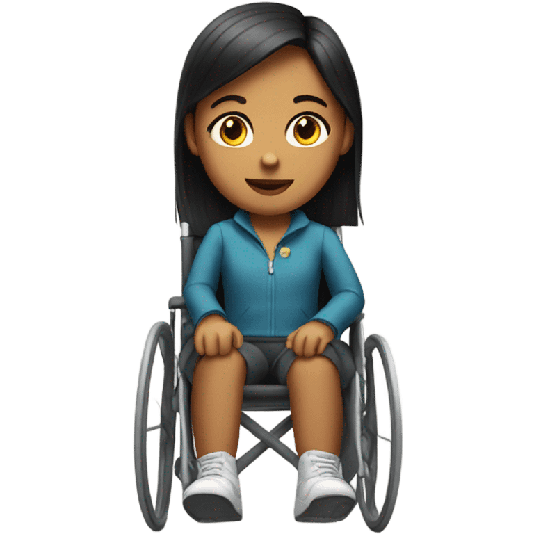 Girl in wheelchair emoji