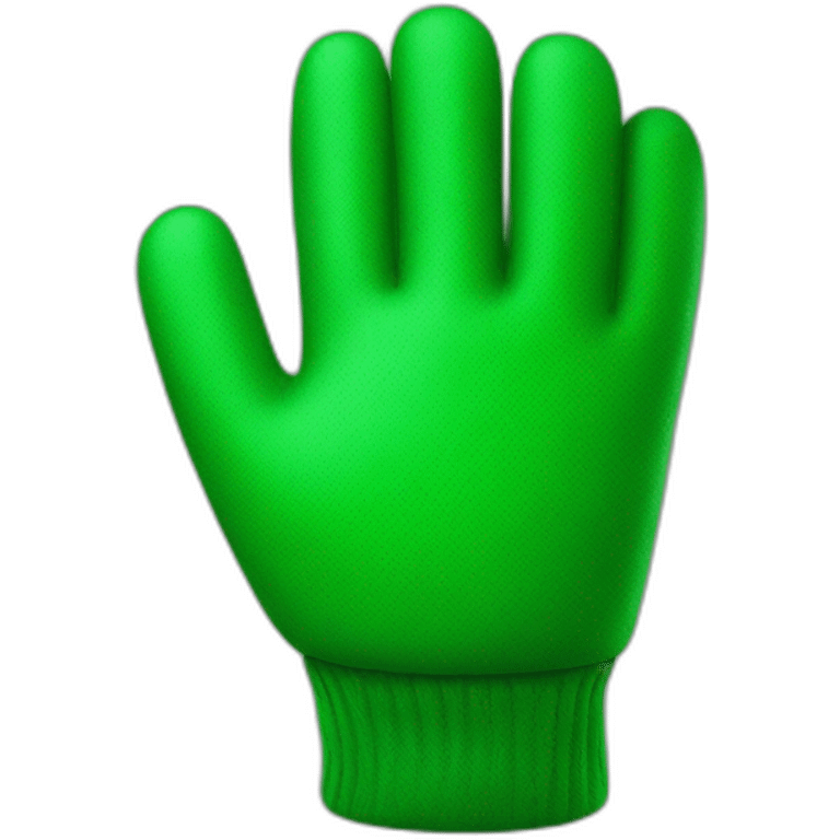 Green glove emoji