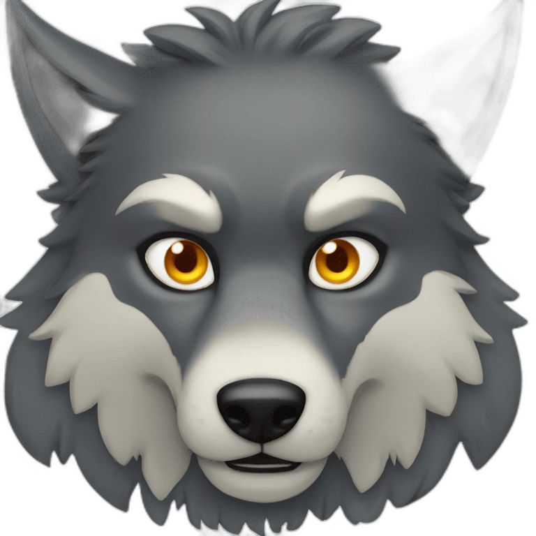 Monster wolf emoji