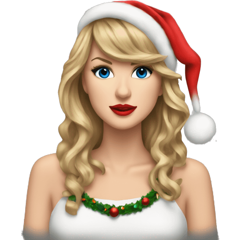 Taylor swift Christmas emoji