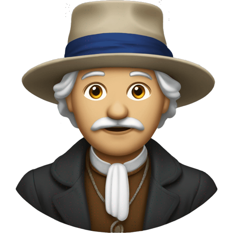 Baltic German Russian Métis Quaker Wearing Quaker Hat emoji