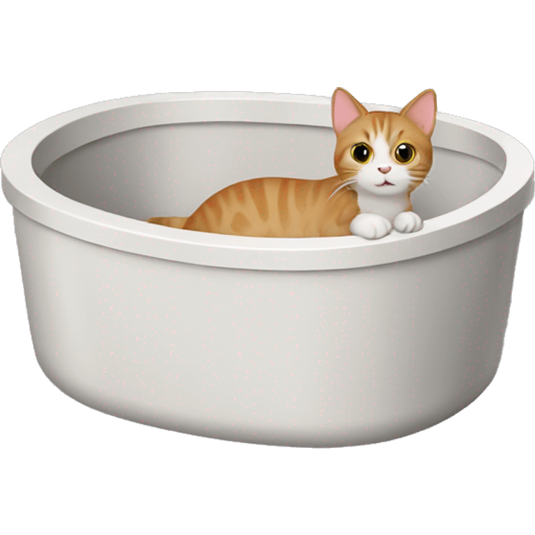 cat litter box emoji