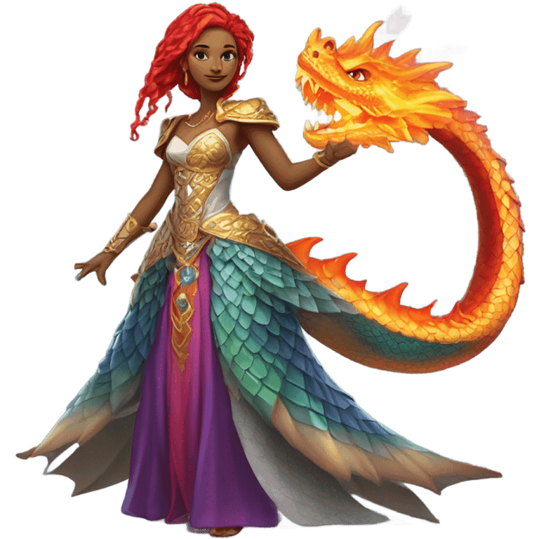 Dragon princess emoji