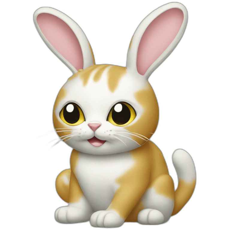 cat money rabbit emoji