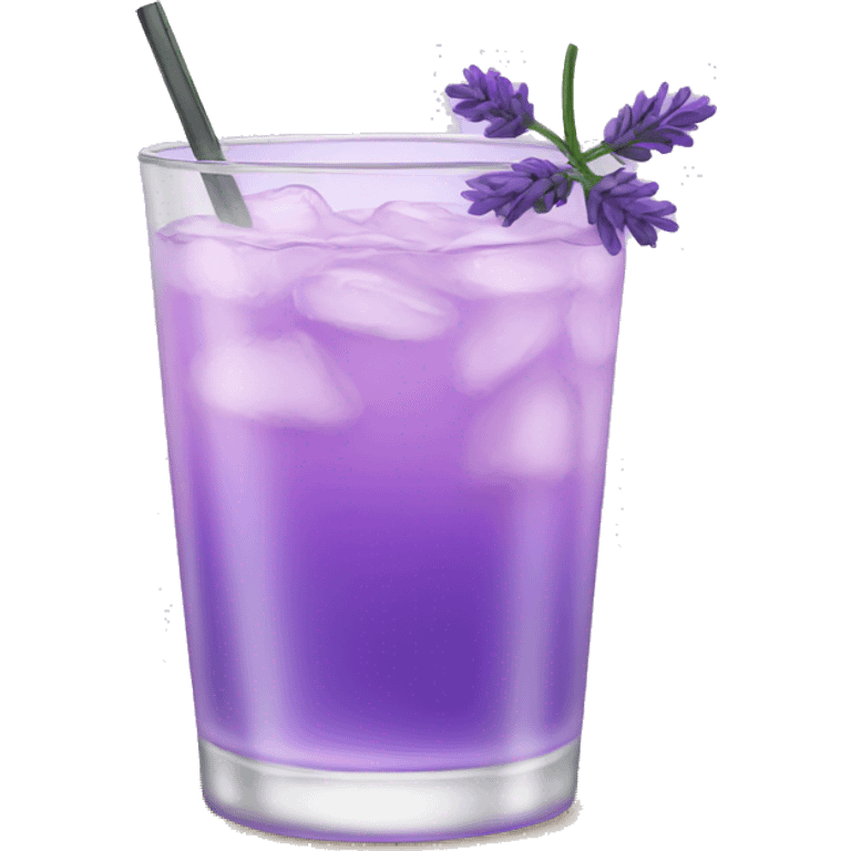 Lavender drink emoji