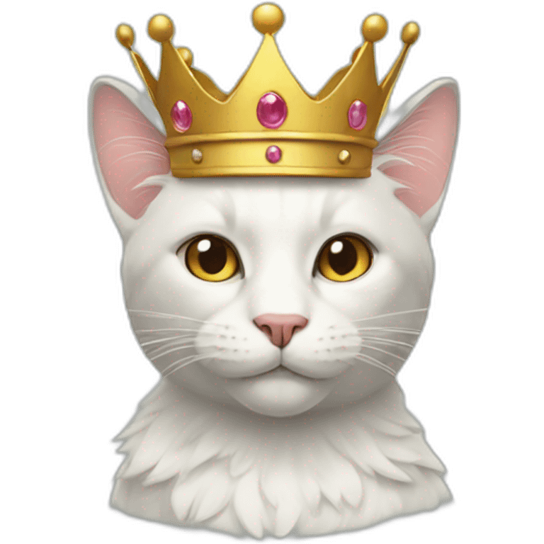 Cat with crown  emoji