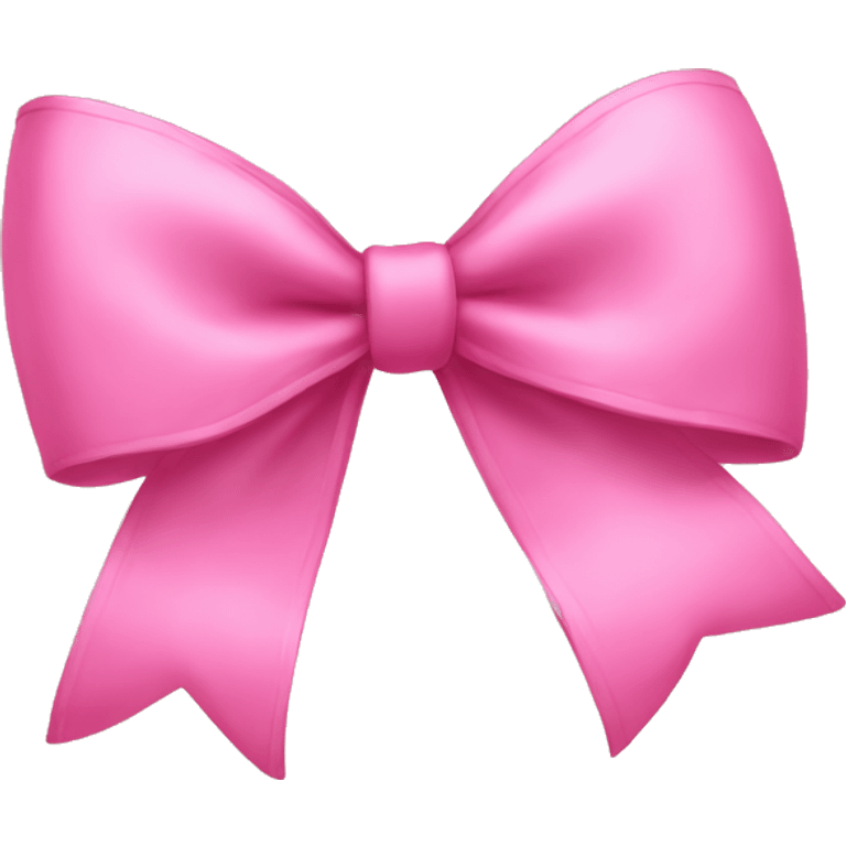 Pink bow emoji