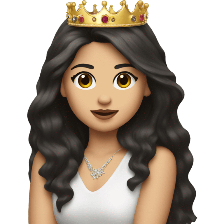 selena gomez with crown emoji