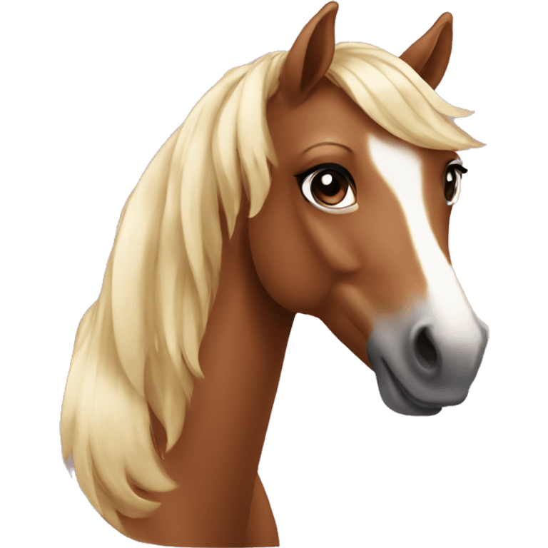 Girly horse  emoji