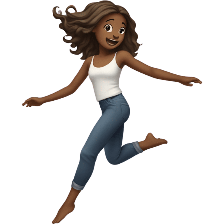 a girl dancing emoji