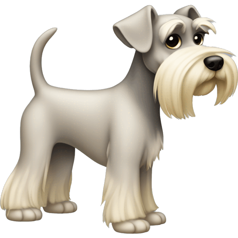 Blonde Schnauzer tail (docked) emoji