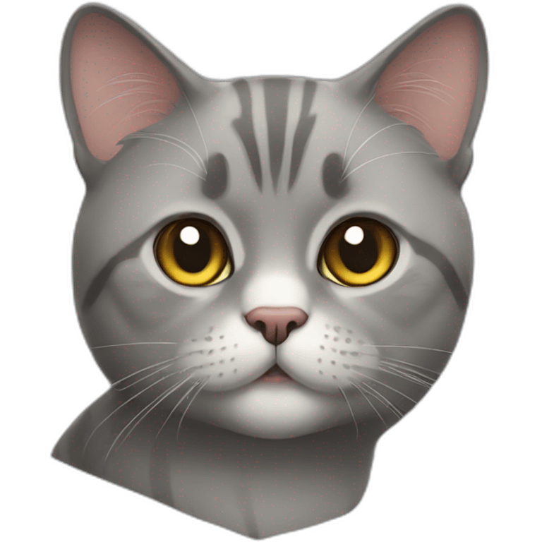 A british cat emoji