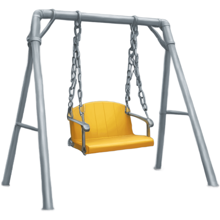 Metal swing set emoji