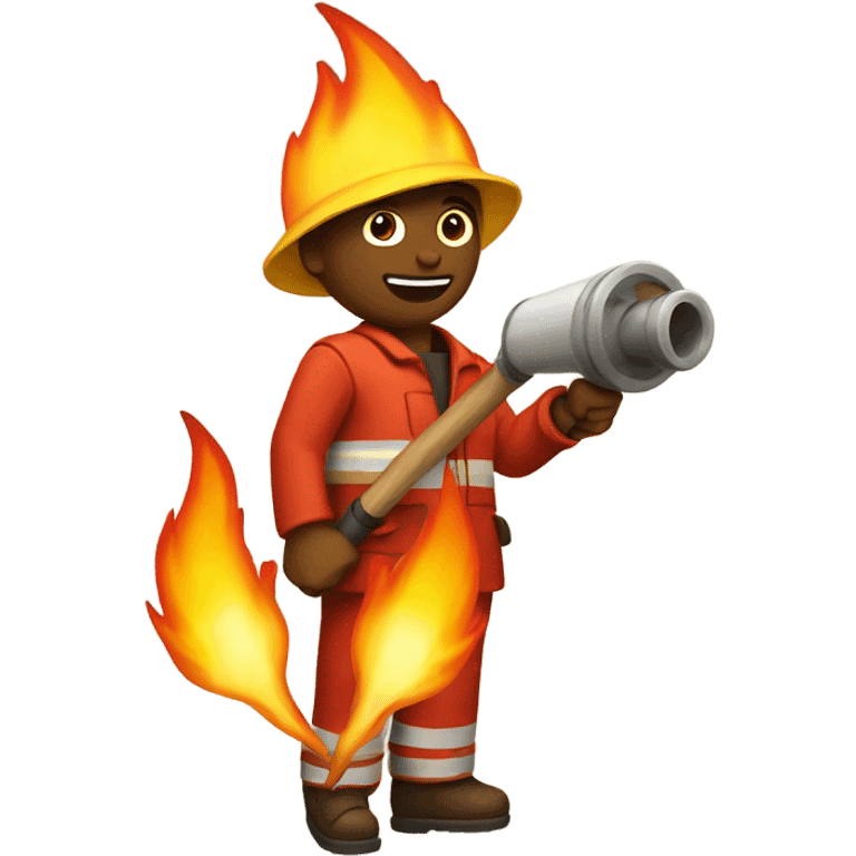 fire thrower  emoji