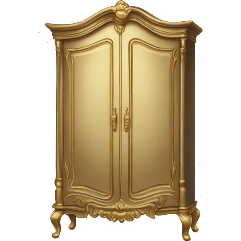 Armoire fancy with gold emoji