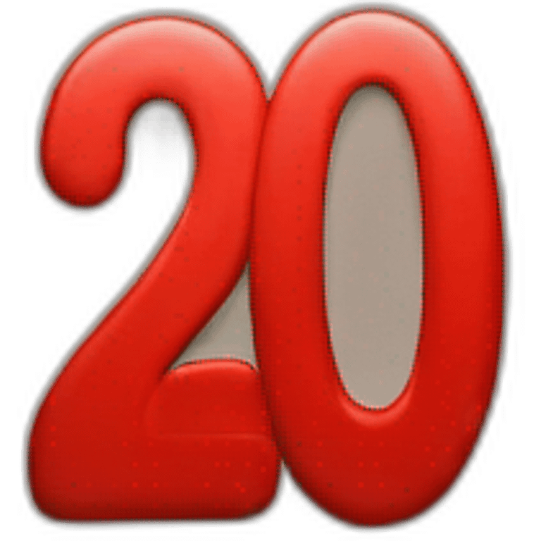 The number 200 in red text emoji