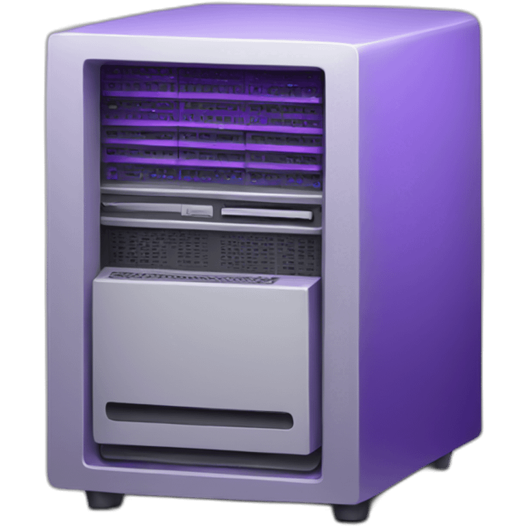 purple computer server emoji