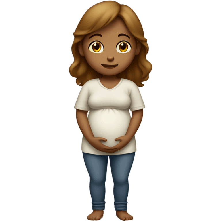 Girl pregnant  emoji