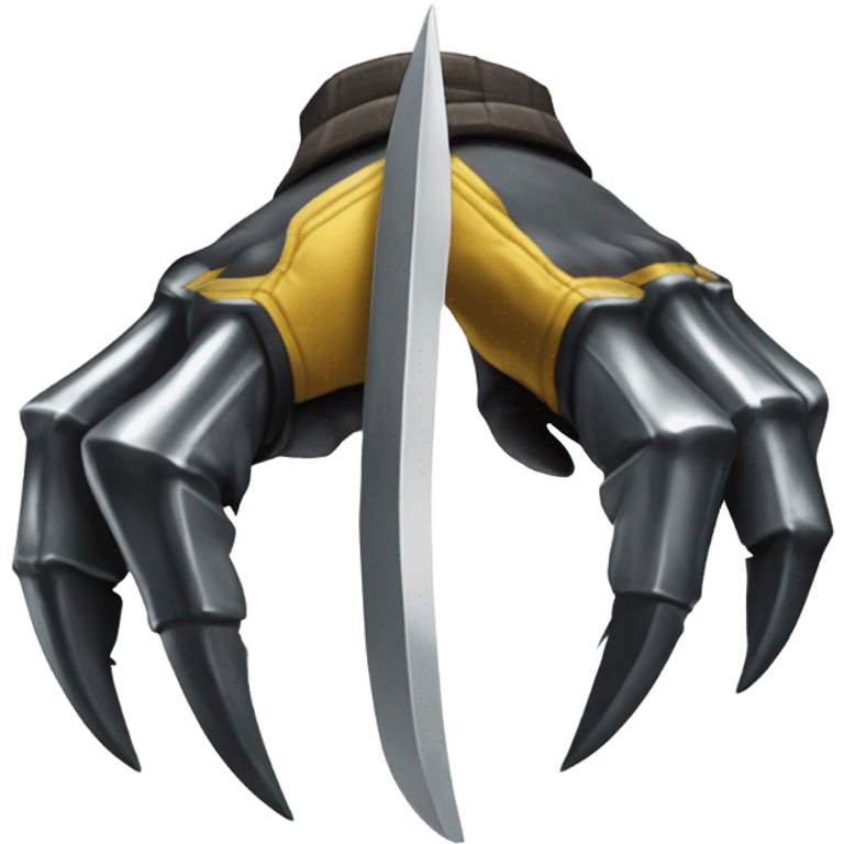 claw blades like Wolverine emoji