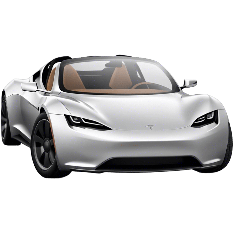 Tesla Roadster - Tesla (Model Year: 2020) (Iconic colour: Silver) emoji