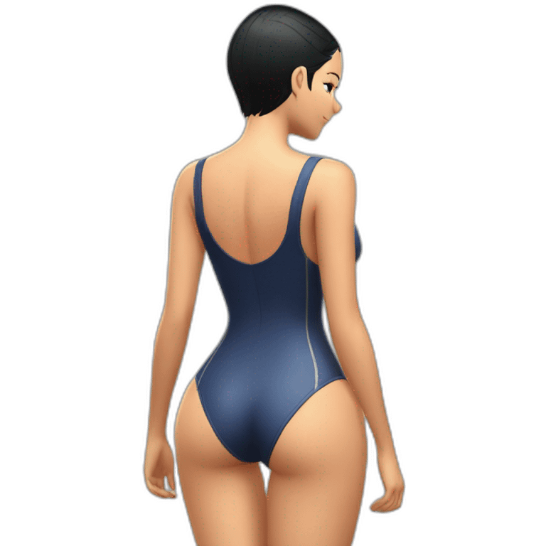 nico robin full body pawg swimsuit back shot emoji