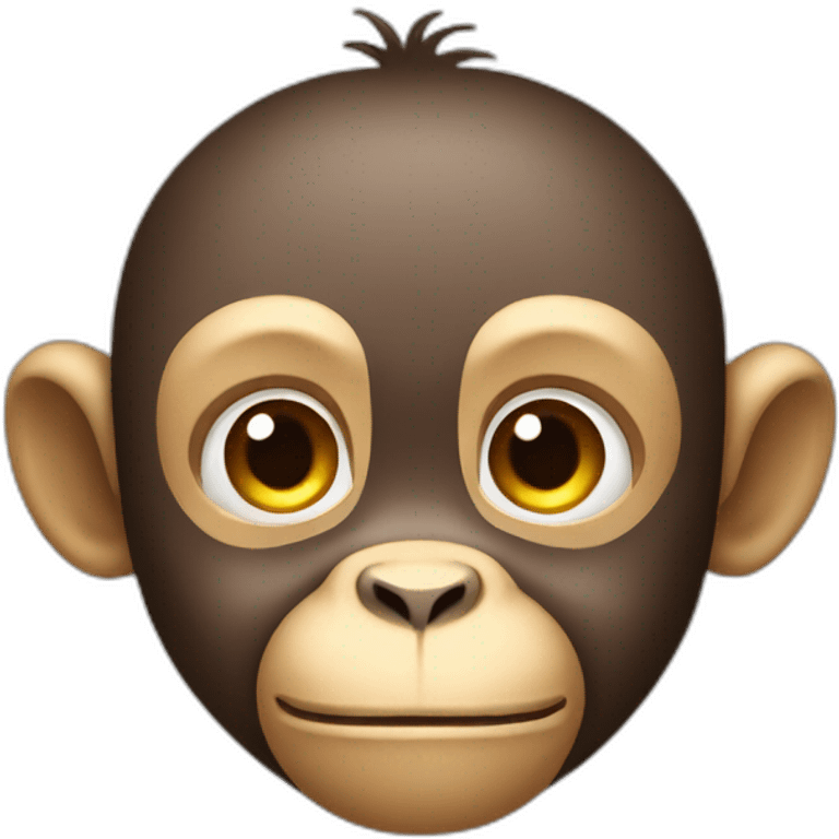 A Chinese monkey emoji