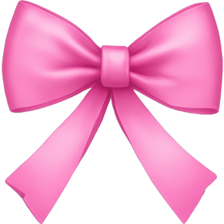 Pink ribbon bow emoji